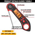Meat Thermometer, Wireless Meat Thermometer Digital for Grilling