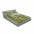 thumbnail image 3 of National Parks Bedding Set with Sheet & Covers, View of Tree Branches in Scenic Springtime Conifers Sequoia Art Prints, Printed Bedroom Decor 2 Shams, 4 Sizes, Green Brown, by Ambesonne, 3 of 3