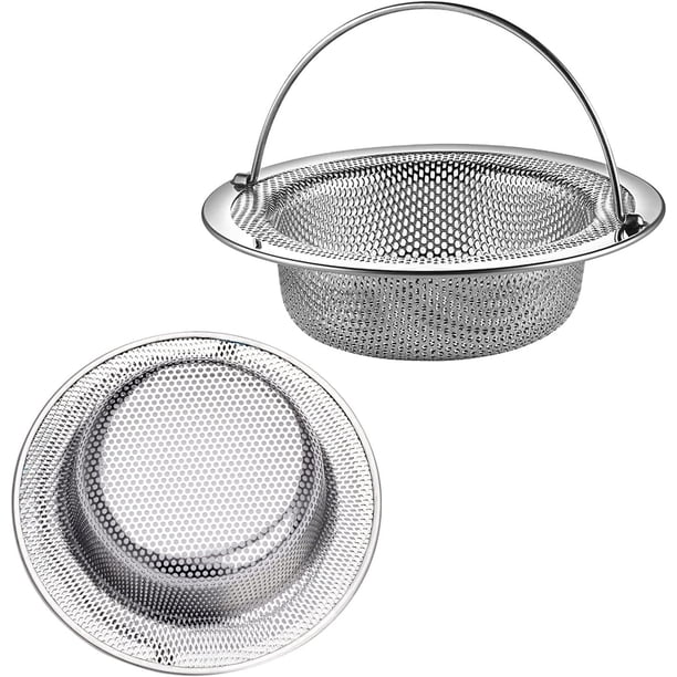 Colador de drenaje de fregadero de flujo eficiente, material de alta calidad, resistente a la oxidación, recolector de alimentos para duchas, estructura de metal sólido que garantiza durabilidad y