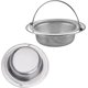 thumbnail image 1 of Colador de drenaje de fregadero de flujo eficiente, material de alta calidad, resistente a la oxidación, recolector de alimentos para duchas, estructura de metal sólido que garantiza durabilidad y, 1 of 4