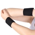 thumbnail image 4 of par de muñequeras deportivas cómodas con almohadilla autoadhesiva para bailar, voleibol y yoga., 4 of 13