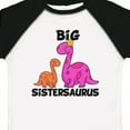 thumbnail image 4 of Inktastic Big Sistersaurus with Cute Sibling Dinosaurs Girls Toddler T-Shirt, 4 of 5