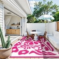 thumbnail image 3 of Moynesa 6'x9' Outdoor Rugs Waterproof, Plastic Straw RV Rugs for Outside, Large Portable RV Outdoor Rugs for Camping, Reversible Flower Picnic Mat for Camper Garden Tent, 3 of 7