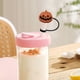 thumbnail image 4 of Decoraciones de Halloween de Bruja Halloween Tapa de Paja, Hebilla de Decoración de Paja, Tapón de Paja de Plástico Suave de Pvc Fantasma Decoraciones de Halloween, 4 of 6