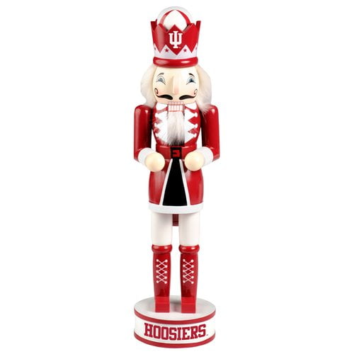 Forever Collectibles NCAA 14" Wooden Nutcracker, Indiana University
