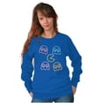thumbnail image 4 of Retro PACMAN Character Silhouettes Sweatshirt for Men or Women Brisco Brands M, 4 of 6