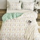 thumbnail image 5 of Funda de edredón floral tamaño Queen 3 piezas, funda de edredón Flower Queen con 2 fundas de almohada, juego de cama suave para todas las estaciones, transpirable, cierre de cremallera, Queen (90 x 90, 5 of 5