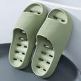 thumbnail image 2 of BRGZLK Perforated EVA Bath Slippers For Women Summer Home Shower Non Slip Cushioned Thick Sole Breathable Open Toe Casual Indoor Outdoor, 2 of 7