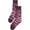 Dark purple, variant on Tic Tac Toe Girls Tie Dye Socks 31850-Small (PURPLE)