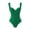 Green-bikini, variant on Women's Beachwear Bathing Suit Solid Color One Piece Swimsuit Set Retro Belly Covering Slimming Swimsuit