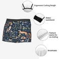 thumbnail image 5 of Haiem Retro Forest Animals Men's Boxer Briefs, Every Day Comfort Stretch Cotton Moisture-Wicking Underwear-X-Large, 5 of 8