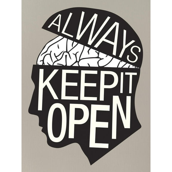 Art.com Always Keep It Open Poster Art Print, 18" x 24"
