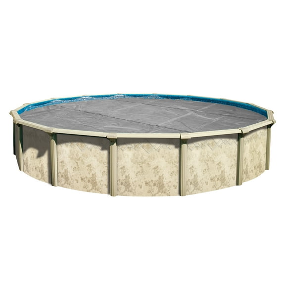 In The Swim 16' Ultra Silver Round Solar Pool Cover 16 Mil For Solar Heating Above Ground Pools and Inground Pools 16M16RNDULTRB