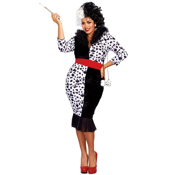 Dalmatian Diva Plus Size Costume