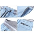 thumbnail image 5 of Men's Shorts Casual Classic Fit Drawstring Summer Beach Shorts with Elastic Waist and Pockets, 5 of 7