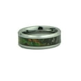 thumbnail image 2 of Camo Hunting Brown/Green Camouflage 8mm Tungsten Carbide Wedding Band Ring, 2 of 2