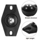 thumbnail image 3 of unbranded 4Ud Giratorias Adhesivas Para Contenedores Negras De ABS Fácil Instalación, 3 of 6