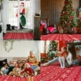 thumbnail image 4 of BERTHMEER Christmas Area Rugs,Soft Bedroom Rugs,Washable Dining Room Rugs,Boho Snowflake Pattern Decorative Carpet,Red&White 5x7 ft, 4 of 4