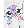 thumbnail image 5 of Disney Women's Stitch T-Shirt, Sleep Shorts and Socks, 3-Piece Set, 5 of 6