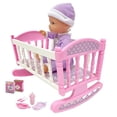 thumbnail image 4 of Muñeca Baby Boutique Bebé con Cuna Morado, 4 of 4