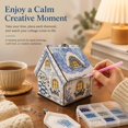 thumbnail image 4 of 3D Wooden House Diamond Painting Kit, DIY Wooden Winter Diamond Art House Kit with Creative Beaded Craft Design for Home Decoration, Holiday Display and Gift Projects (winter), 4 of 8