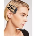 thumbnail image 3 of Kitsch XL Snap Hair Clips Barrettes for Women, Hair Clips, 2 Pack Black, 3 of 4