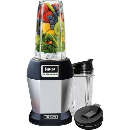 

Nutri Pro Personal Blender with 900 Watt Base and Vitamin and Nutrient Extraction for Shakes and Smoothies with 18 and 24-Ounce Cups (BL450)