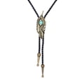 thumbnail image 2 of Retro Pendentif Bolo Cravate Rodéo Cravate de Danse Cravates - Bronze, 2 of 7