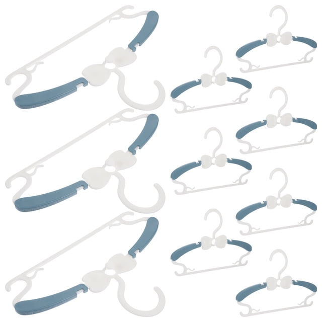 10 perchas telescópicas para ropa de niños, perchero para niños, perchas de secado para niños pequeños, PP