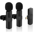 thumbnail image 1 of Micrófono Lavalier inalámbrico para iPhone - Mini micrófono Lavalier inalámbrico de 2,4 GHz, 1 of 5