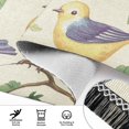 thumbnail image 6 of Yayeee Runner Rug for Bedroom 2'x6' Machine Washable Hallway Non Slip Mat, Birds with Strawberries, 6 of 8