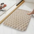 thumbnail image 4 of Fiudx Felpudo de Color Liso, Absorbente y de Secado Rápido, Diseño Antideslizante y Duradero, Multiusos para Baño, Cocina, Balcón y Dormitorio. Fácil de Enrollar, Suave y Elástico, Tamaño 40 X 60 Cm., 4 of 5
