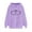 Purple, variant on LEAVINGSUO Womens Plus Size Tops Long Sleeve Women's Winter Hoodie Sweatshirt Pullover Tops Long Sleeved Comfortable