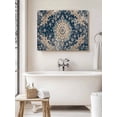 thumbnail image 6 of Navy Blue Boho Wall Art for Living Room,Canvas Picture Wall Decor for Bathroom Bedroom,Modern Geometric Abstract Ehtnic Painting Artwork for Office Kitchen Hallway Dining Room Home Decor 16"x20", 6 of 8