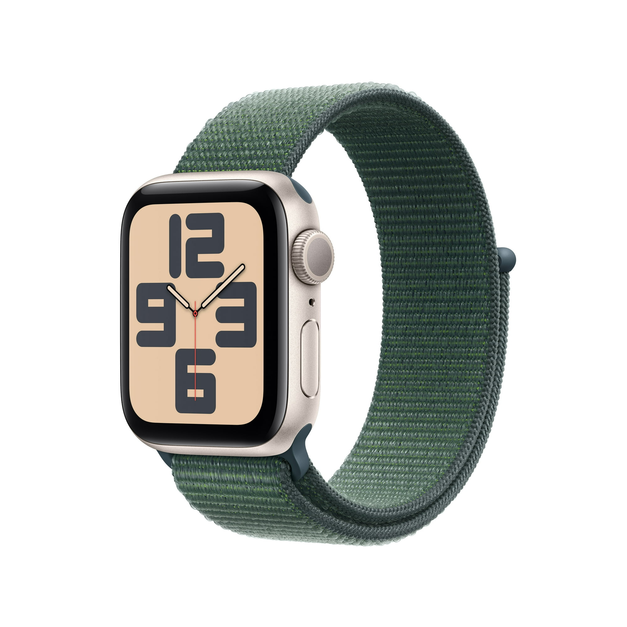 Apple Watch SE2 40mm GPS Starlight Aluminum Case with Lake Green