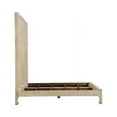 thumbnail image 4 of Taran Designs Gianna Carved Wood Panel Queen Bed in Sand White, 4 of 9