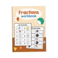 thumbnail image 4 of Libro de práctica de fracción de matemáticas para niños con 24 páginas ayudas de enseñanza de 28x20.5cm Hojas de trabajo para la escuela primaria, 4 of 8