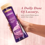 Caress Black Orchid & Patchouli Oil Body Wash, Moisturizing Body Wash with Hyaluronic Acid & Vitamin B3, 20 oz