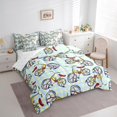 YST Bicycle Bedding Sets for Girls Boys Kids Cartoon Bike Bed In A Bag