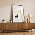 thumbnail image 2 of Tropical Villa 25 - Illustration Abstract Minimalist Modern Art Geometric Nature Surrealism Scenic Black Framed Wall Art Print 24 x 36 inches, 2 of 8