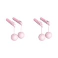 thumbnail image 3 of Youkk Cordless Adjustable Weighted Jump Rope with Counter for Enhanced Endurance Training pink 280CM 2Set, 3 of 6