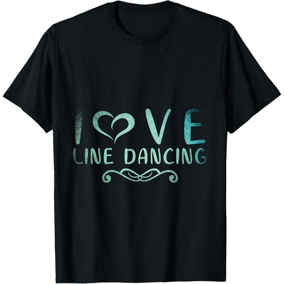 I Love Line Dancing Line Dance T-Shirt