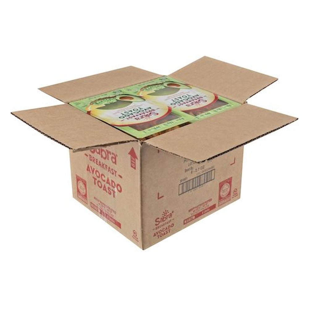 Sabra Avocado Spread with Toast, 2.7 Ounce -- 8 per Case.