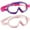 Red + Pink, variant on 2 Pack Goggles for Kids Toddler 3-15, Anti Fog No Leak Clear Swim Goggles for Boys Girls Pool Beach Swimming
