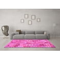 thumbnail image 3 of Ahgly Company Indoor Square Southwestern Pink Country Area Rugs, 7' Square, 3 of 4