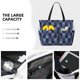thumbnail image 3 of Fotbe Blue Gingham Buffalo Check Bolsa de Viaje para Playa - Resistente al Agua, Bolsa Tote de Gran Capacidad y Ligera con 7 Bolsillos para Mujeres y Hombres, 3 of 7