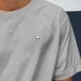 thumbnail image 5 of Dalix Lil Alien Relaxed Heavy Cotton Short Sleeve Summer Tee Mens in Stone M Medium, 5 of 5