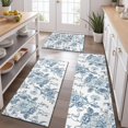 thumbnail image 2 of Pioneer Flower Floral Print Pattern Kitchen Rugs Sets Of 3,Kitchen Runner Rugs Non Skid Washable,Decorative Kitchen Floor Mats for Kitchen,Sink,Laundry,17"x30"+ 17"x47" + 17"x59", 2 of 6