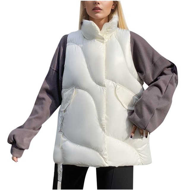 LOVZFMLL Vestes pour Femmes 10 Couleurs Mode Femmes Manteau d'Hiver Chaud Veste Matelassée