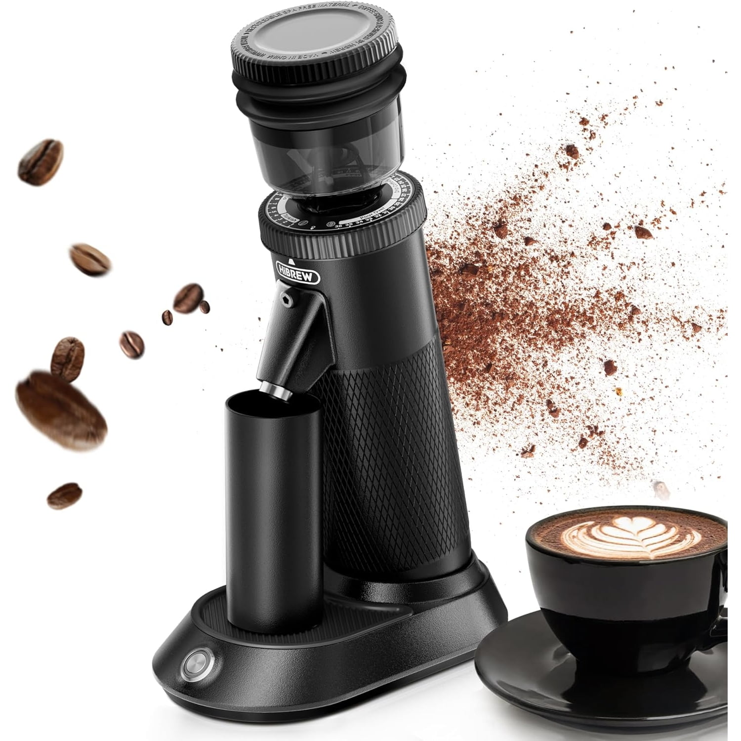 HiBREW G5 48mm Conical Burr Electric Coffee Grinder with Conical Burr
